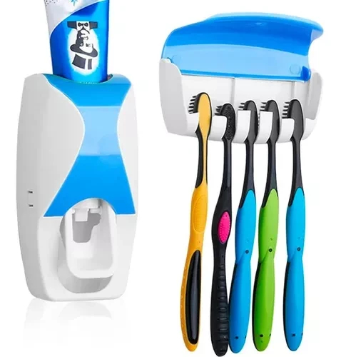 Dispensador Crema Dental y Cepillos