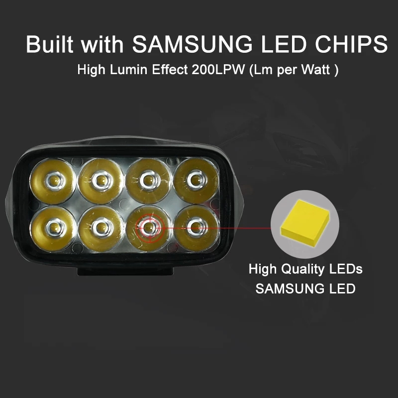 H098F PAR EXPLORADORAS 8 LED FLASH