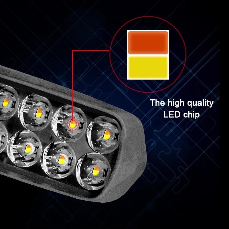 H099WY PAR EXPLORADORAS 12 LED DUAL COL