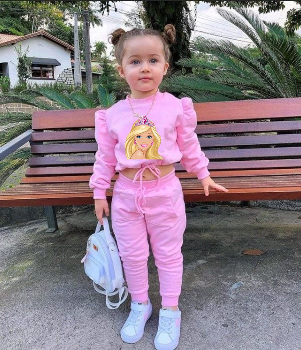CONJ ROSA BOMBA BARBIE ROSTRO