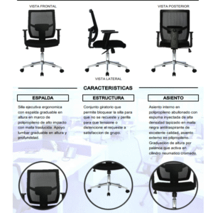 SILLA HAWAI CON SOPORTE LUMBAR