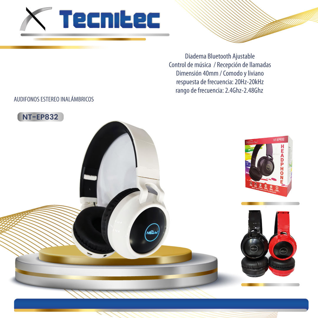 AUDIFONOS ESTEREO INALAMBRICOS