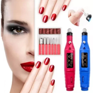 Pulidor De Uñas Con Cable Usb, 6 Puntas