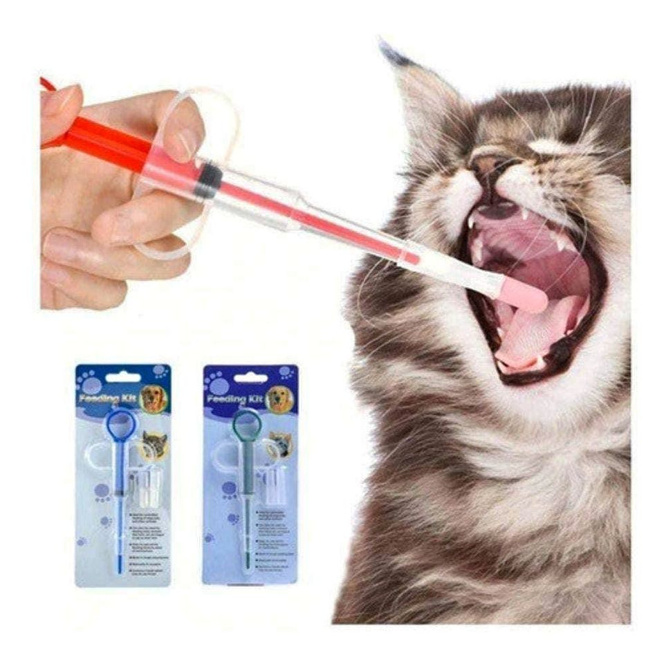 Jeringa Dispensador pastillas mascotas - Imagen 2