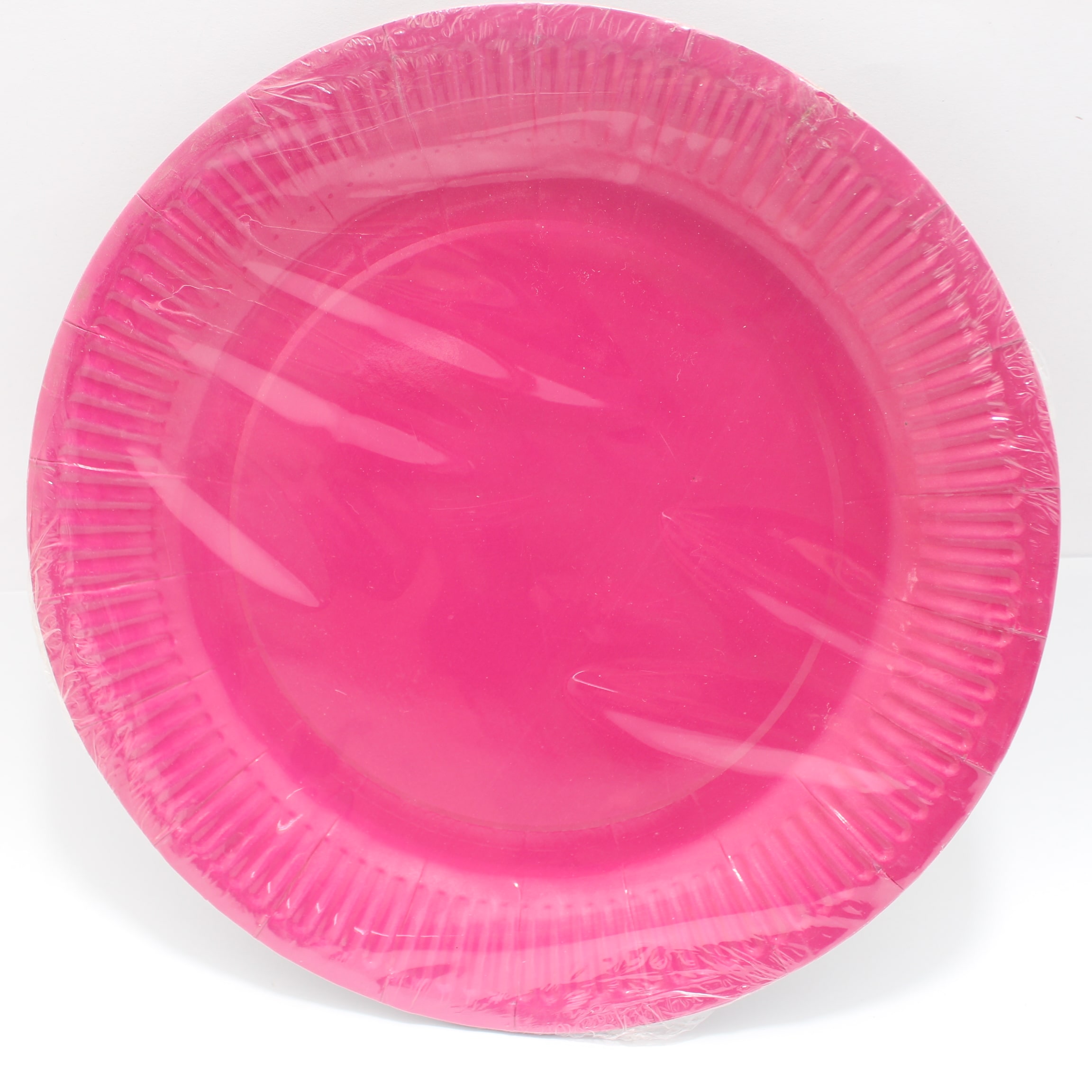 PLATO FUSCIA 23CM X 10 UNIDADES