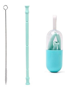 Pitillo plegable Reutilizable Silicona - Imagen 2