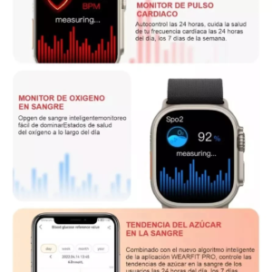 Reloj Smart Watch Ultra Serie 8 49mm Lla