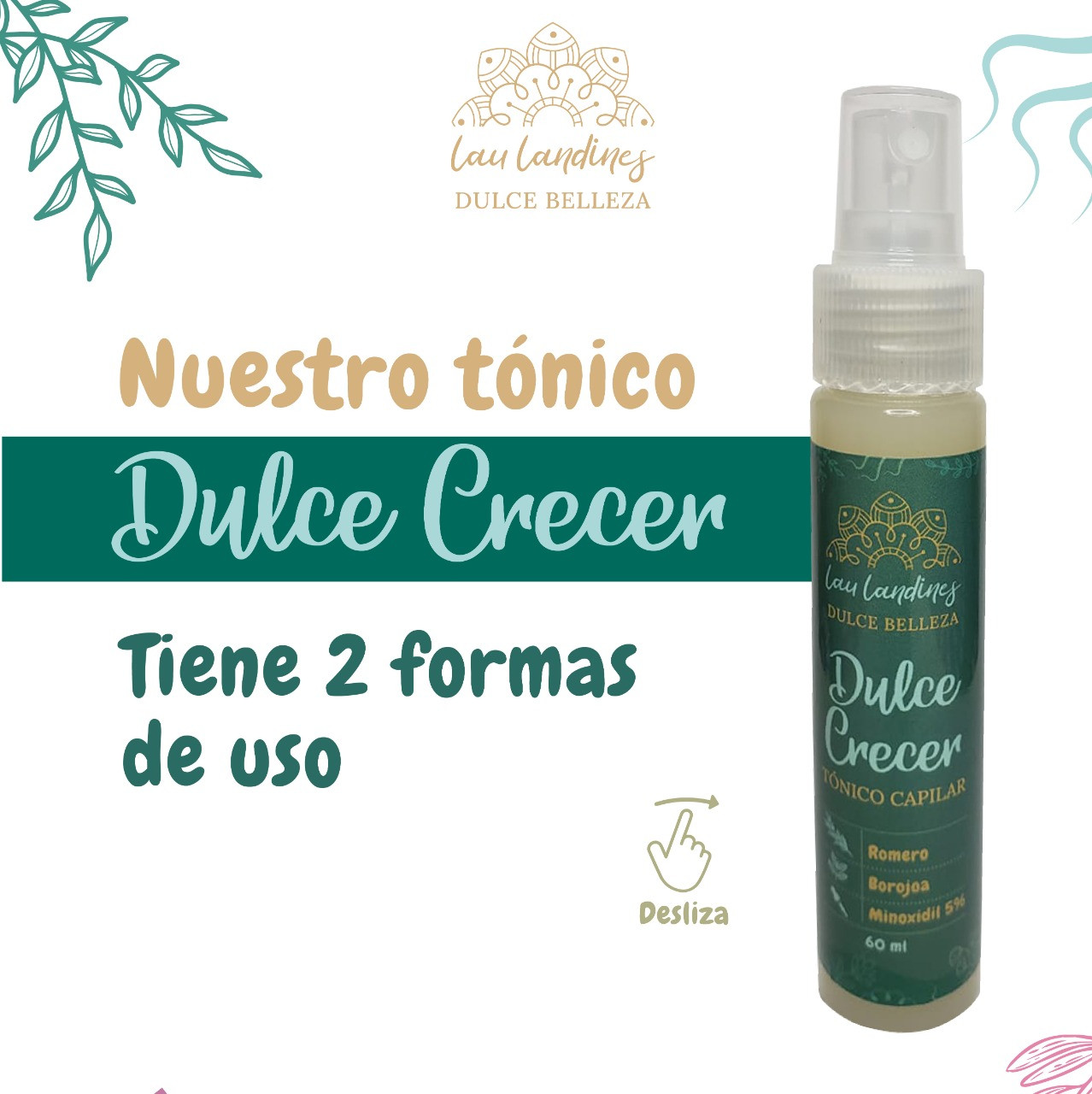 tonico capilar dulce crecer - Imagen 2