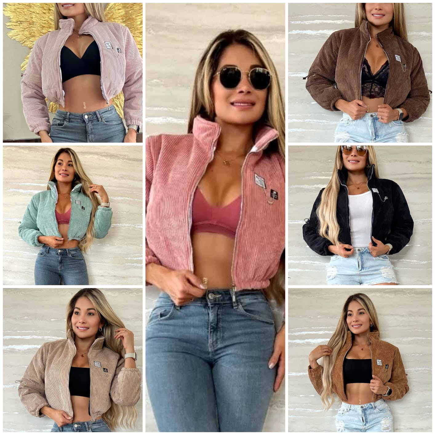 Chaqueta en pana