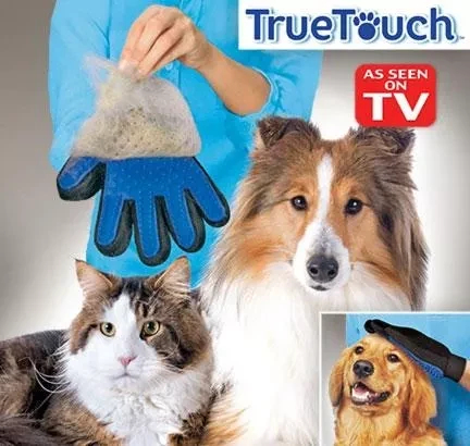 Guante True Touch Para Peinar mascotas - Imagen 2