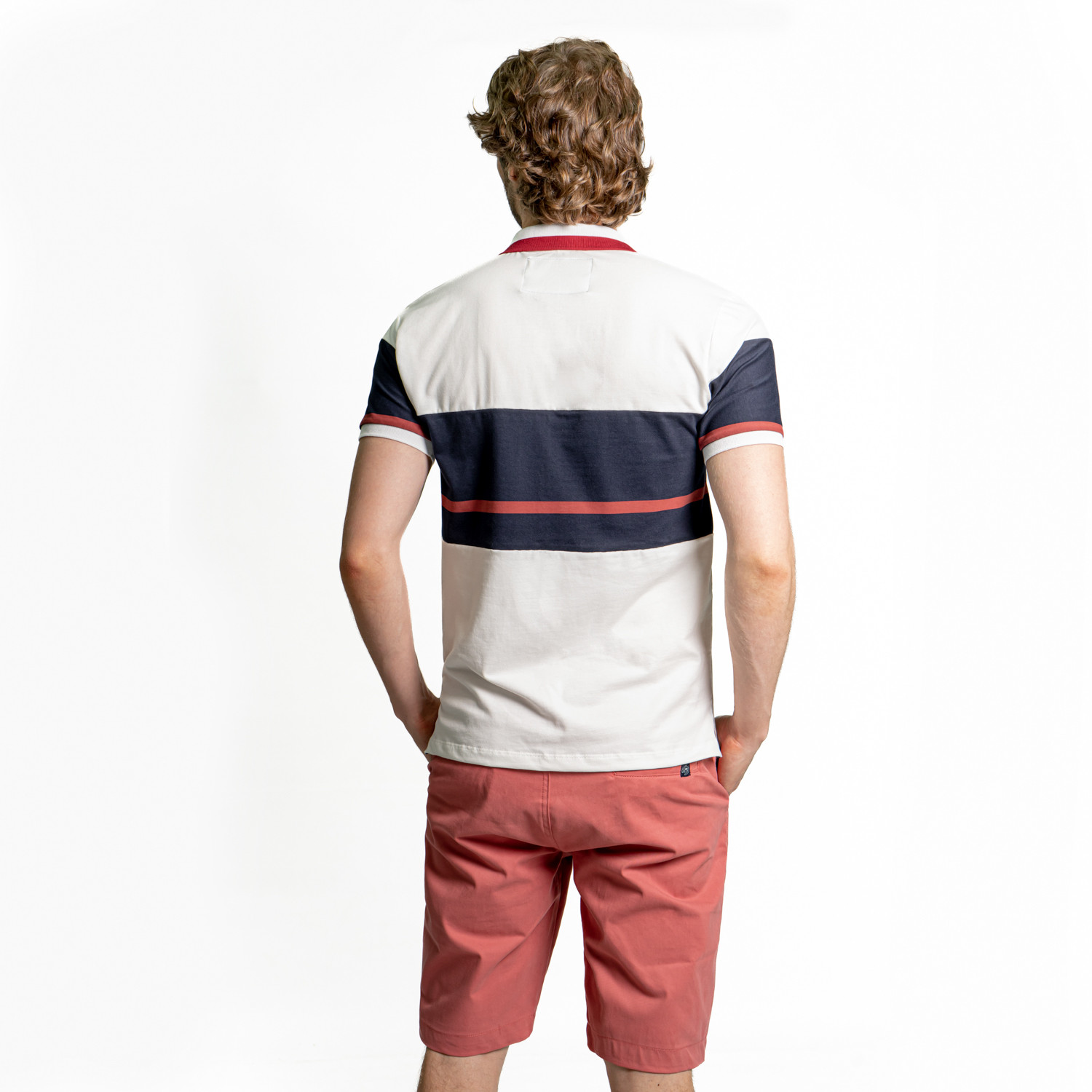 CAMISETA POLO BLOQUES HOMBRE  KH8008