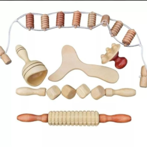 kit corporal 6 piezas maderoterapia