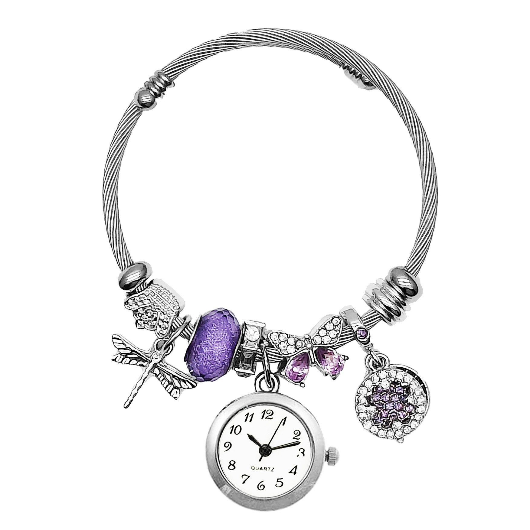 Reloj Mujer Dama Pulsera Acero Libelula