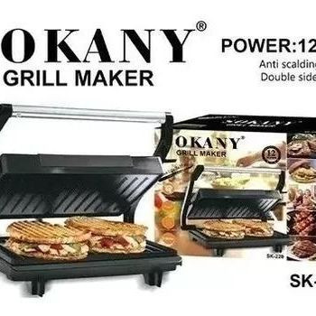 Tostador De Panes Parrilla Panini Sk-220