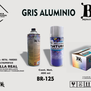 AEROSOL GRIS ALUMINIO 400 ML