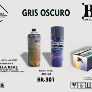 AEROSOL GRIS OSCURO 400 ML