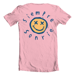 Camiseta smile pocket y espalda