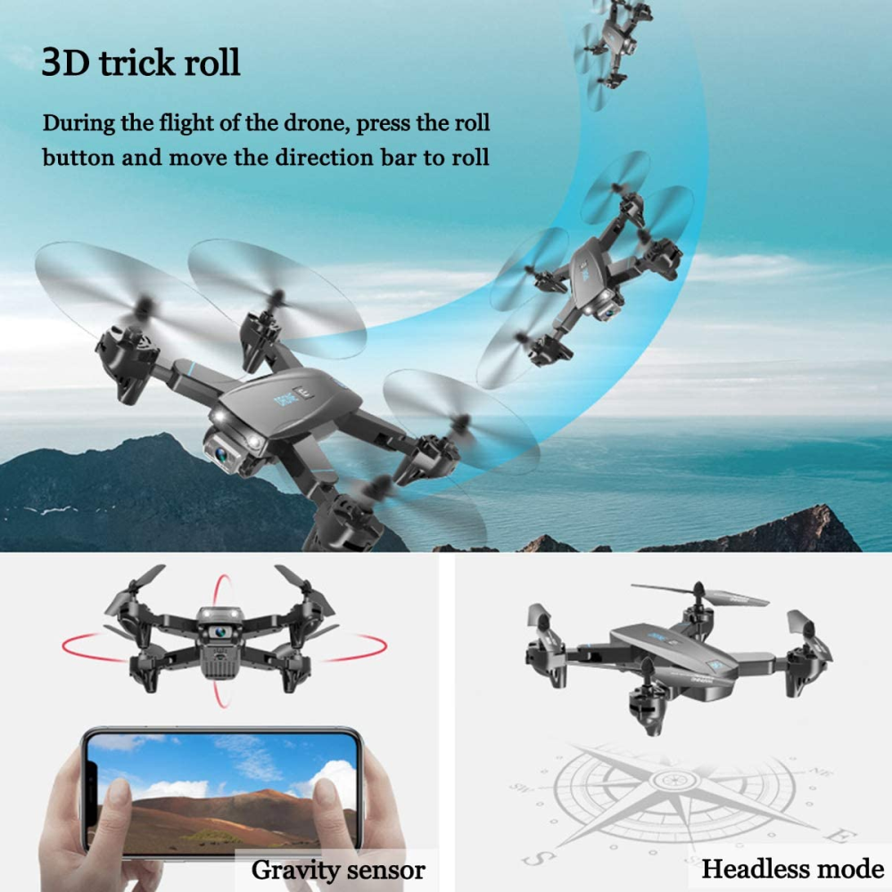Drone Plegable Wifi Cámara 720p Vanguard