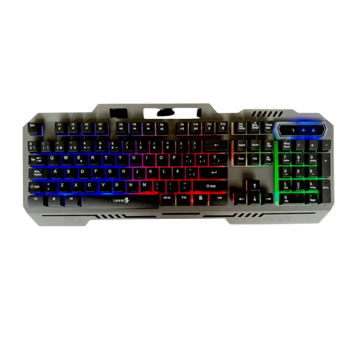TECLADO GAMER CON LUZ LED