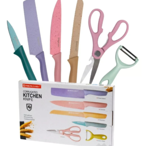 Juego de cuchillo de colores 6piezas