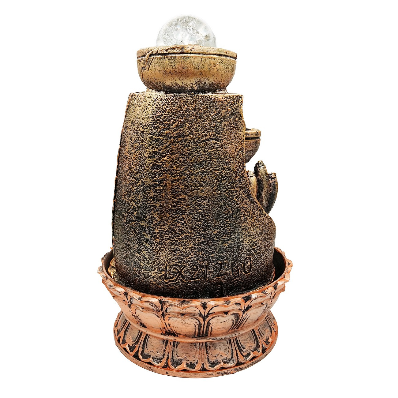 Fuente De Agua Buda Mano Sabiduria 0359