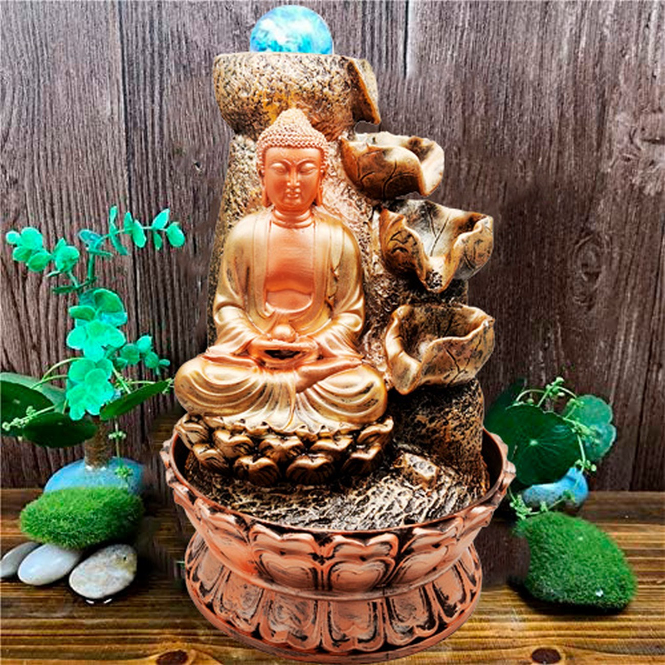 Fuente De Agua Buda Meditacion Suer 0360