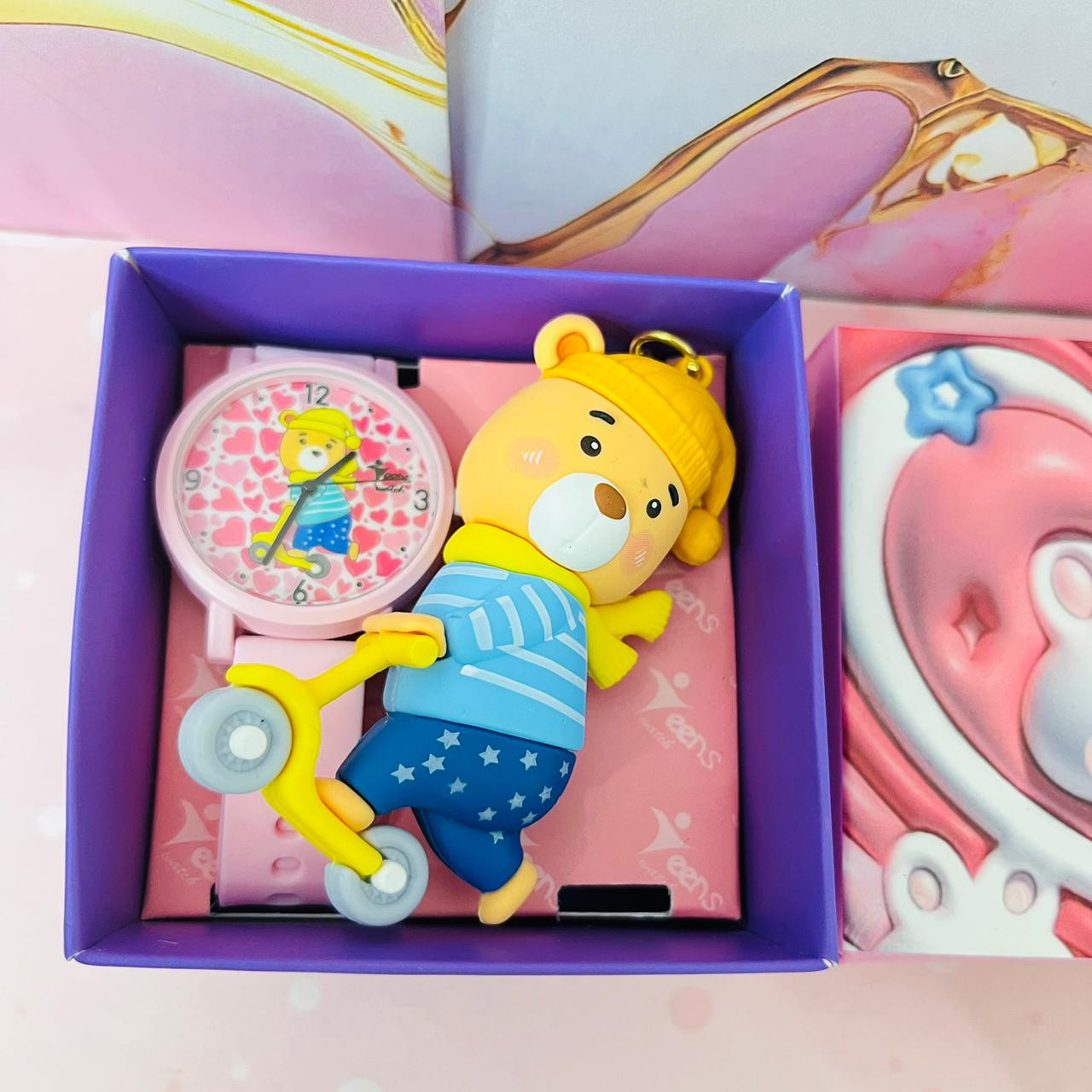 ESTUCHE ESPECIAL RELOJ Y LLAVERO