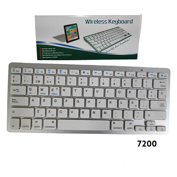 TECLADO INALAMBRICO 7200
