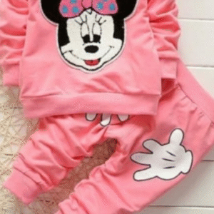 Conj Rosado  Cara Minnie