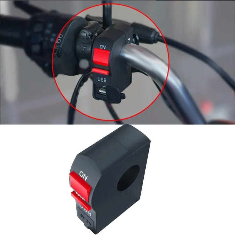 CARGADOR UNIVERSAL PARA MOTO USB