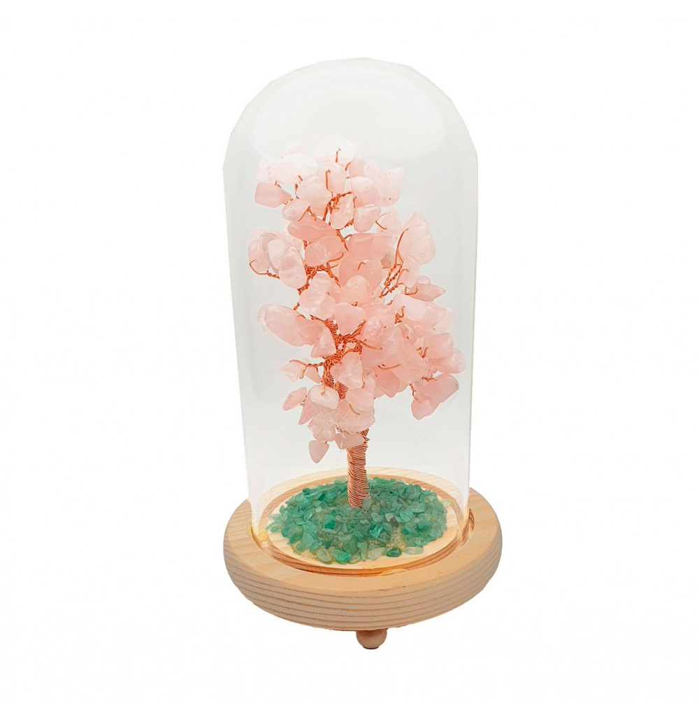 Árbol Cuarzo Rosa Encapsulado - Imagen 2