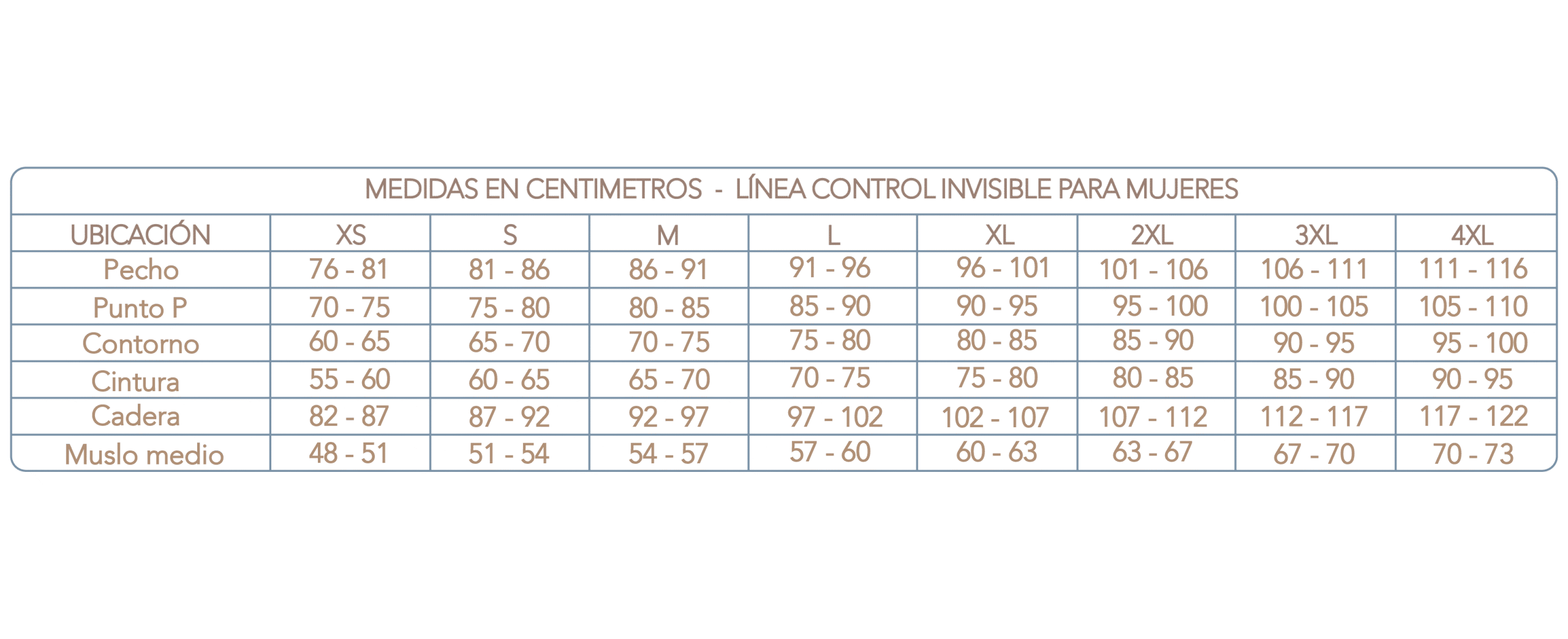 Levantacola invisible Piel de Mujer