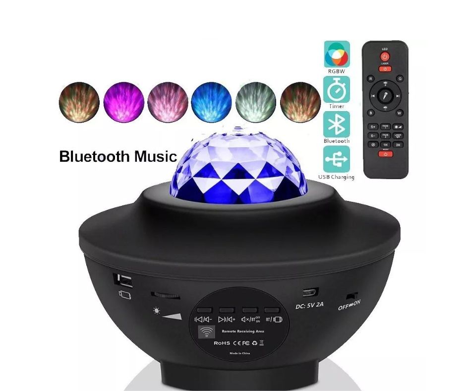Lampara Proyector Bluetooth Usb Starry L - Imagen 2