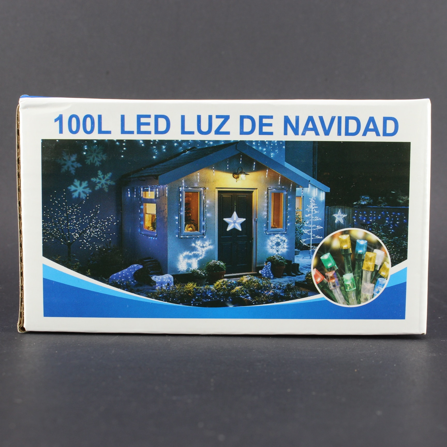 Extensión de luces x 100 Bombillos Rojo - Imagen 2