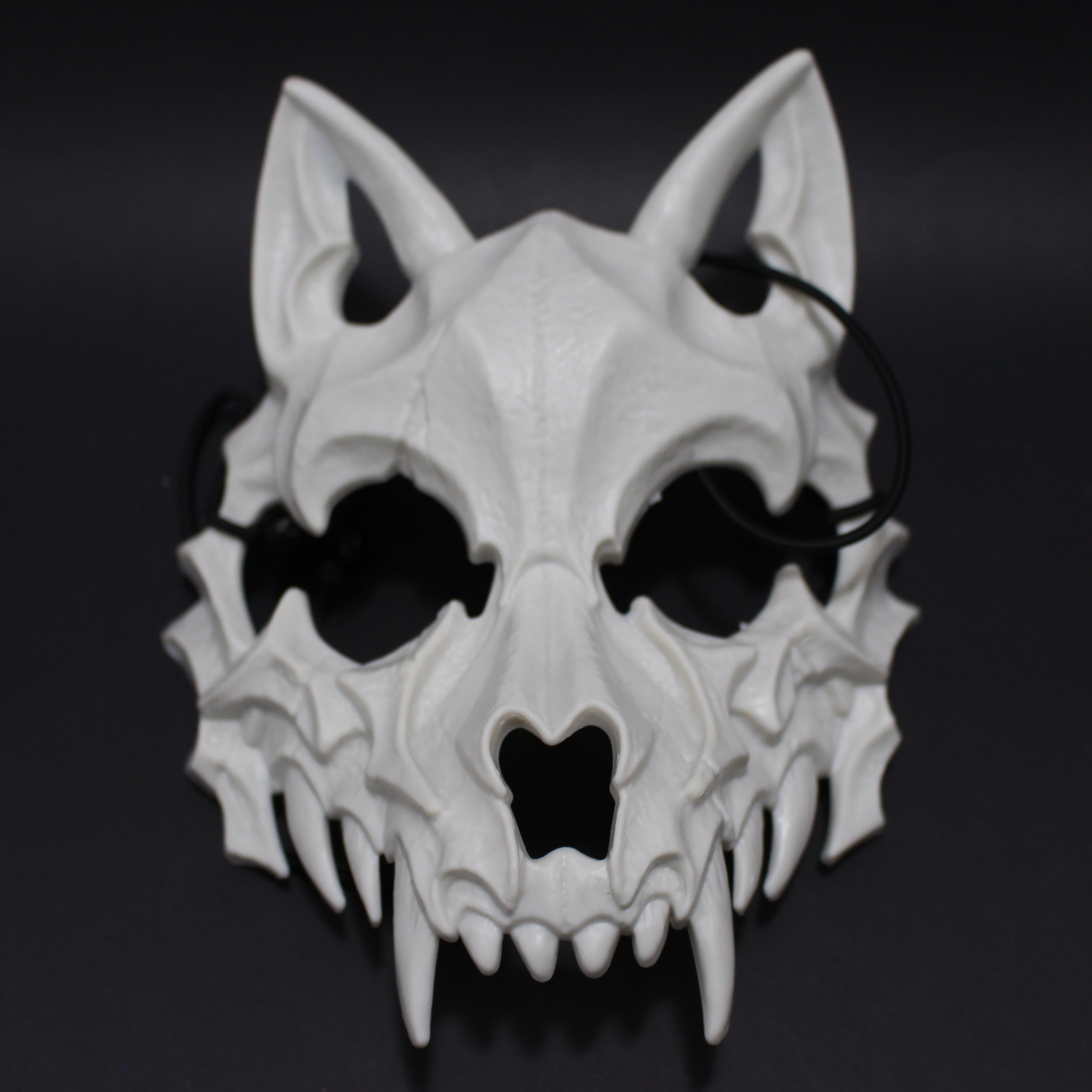 Mascara blanca Calavera animales