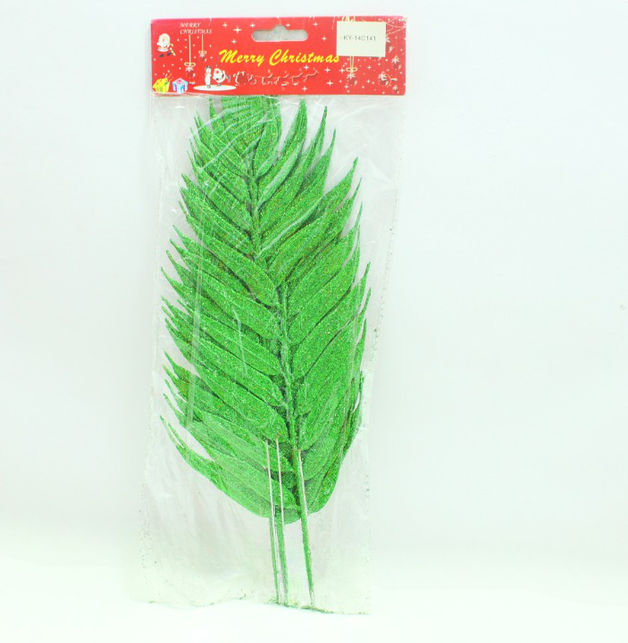 Helecho Verde artificial escarchado