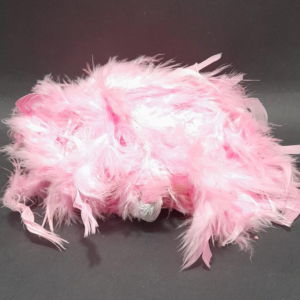 BUFANDA DE PLUMAS BOA ROSADA