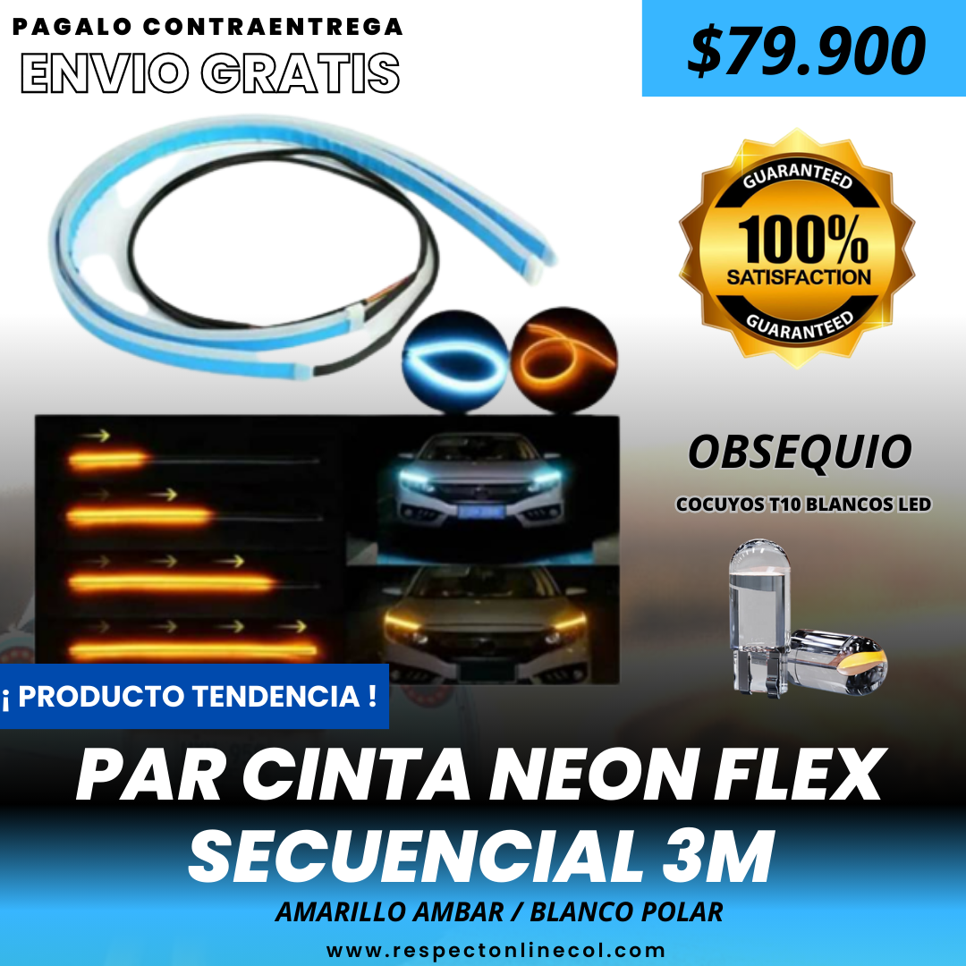 PAR SCINTAS NEON+T10