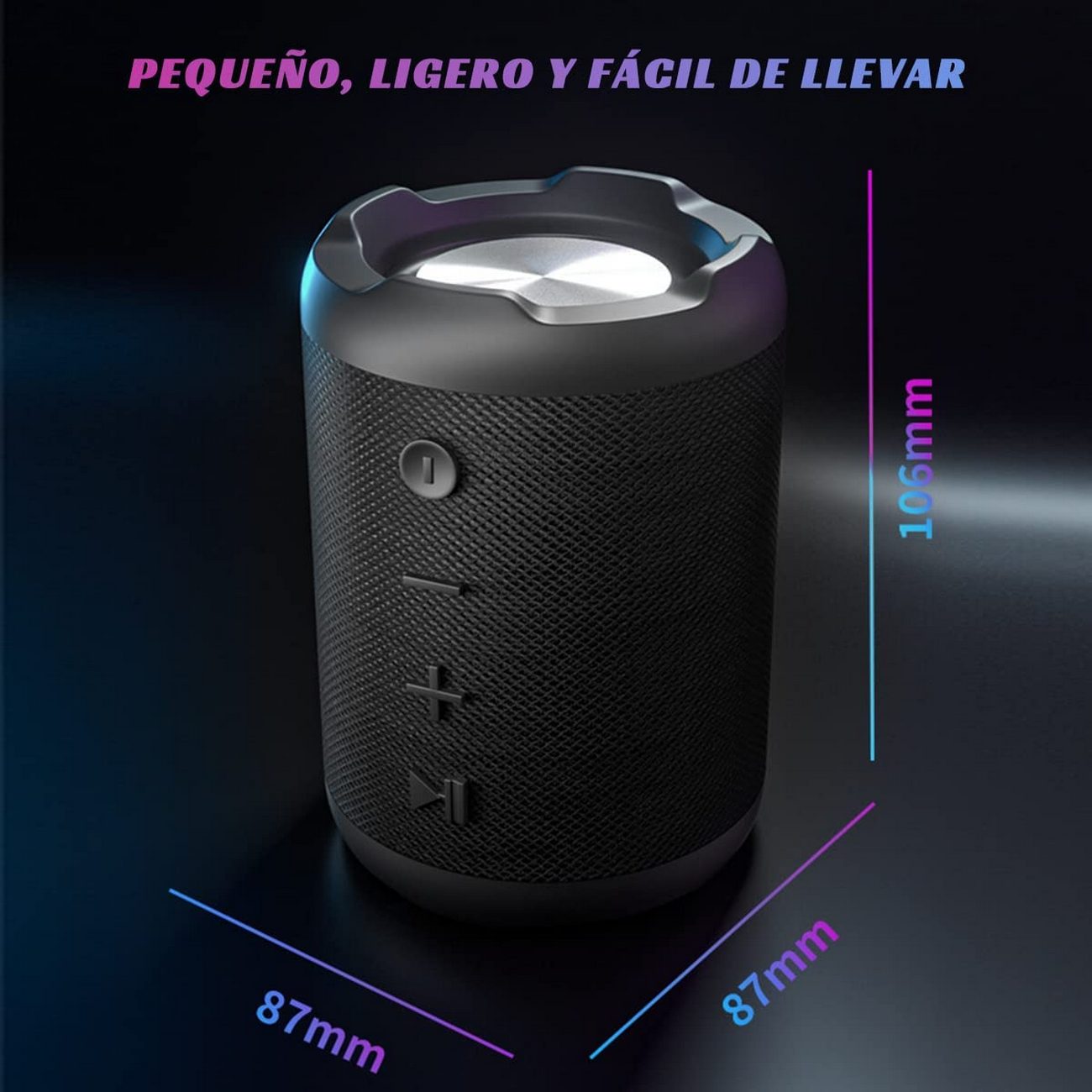 Bocina Parlante Portable Glu Bluetooth