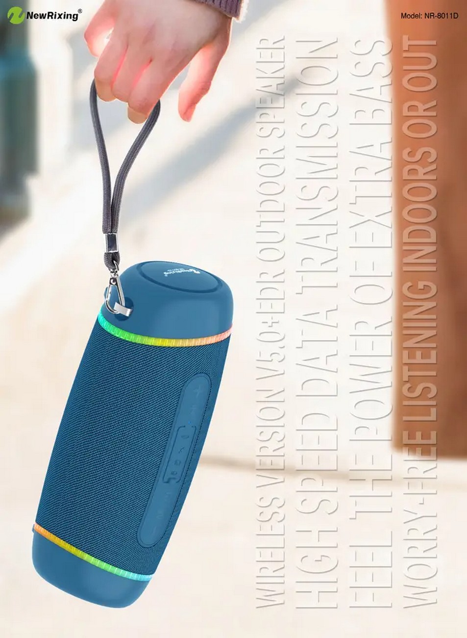 Bocina Parlante Mi Portable Nr-8011d - Imagen 2