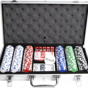 Set de póker en maleta de lujo x 300 fic