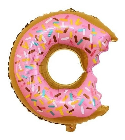 Globo Metalizado Dona rosa - Imagen 2