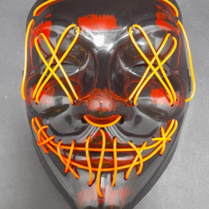Mascara Hallowen con Luz NARANJA