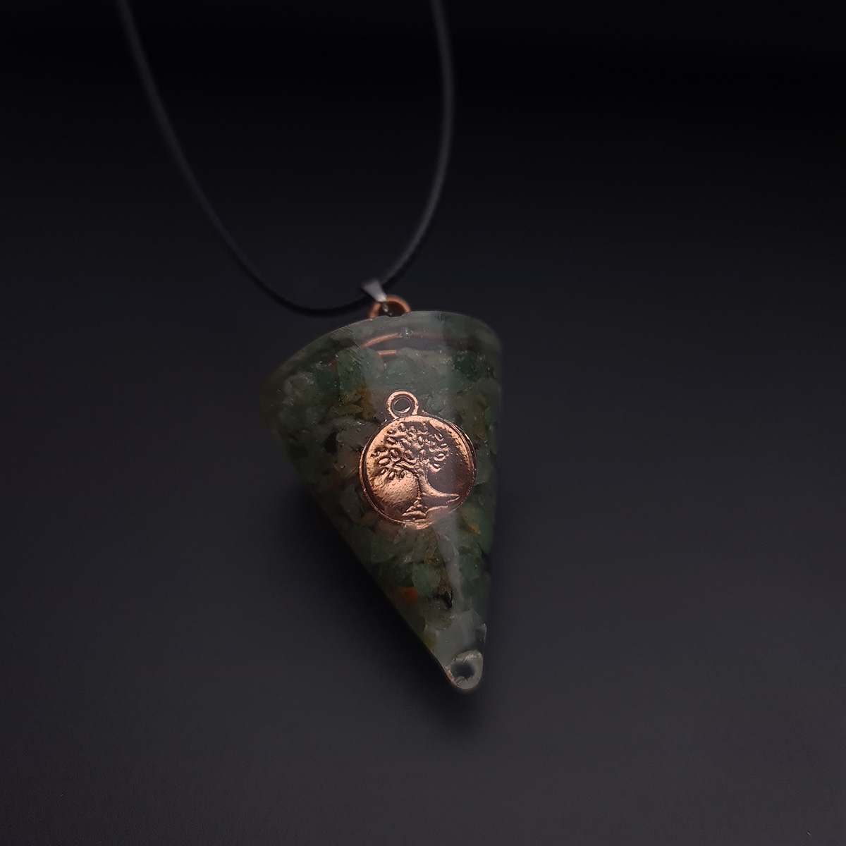 Collar Arbol De La Vida Cuarzo Orgonita
