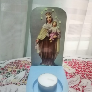 Veladora de la Virgen del Carmen