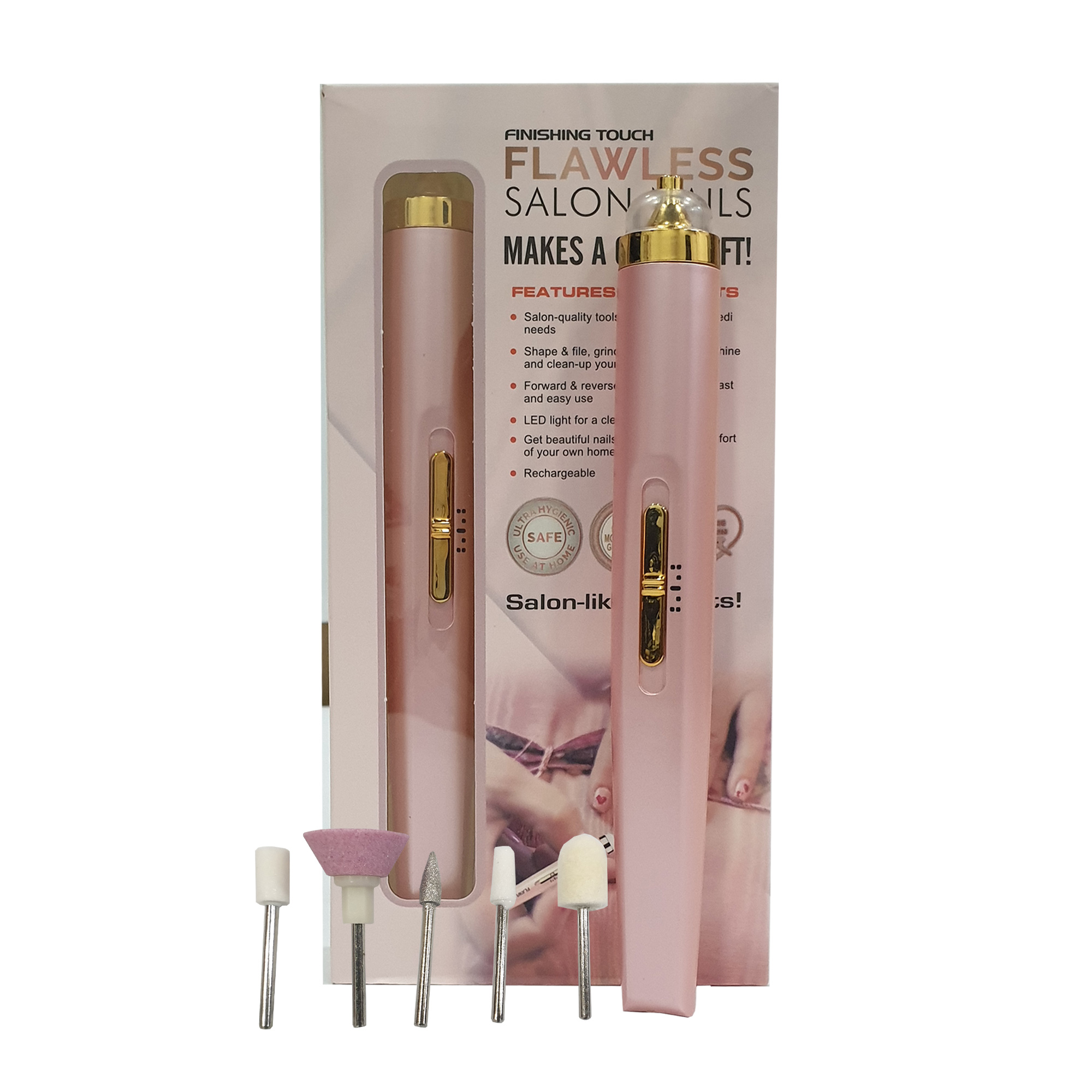 Kit Pulidor De Uñas Eléctrico Lima - Imagen 2