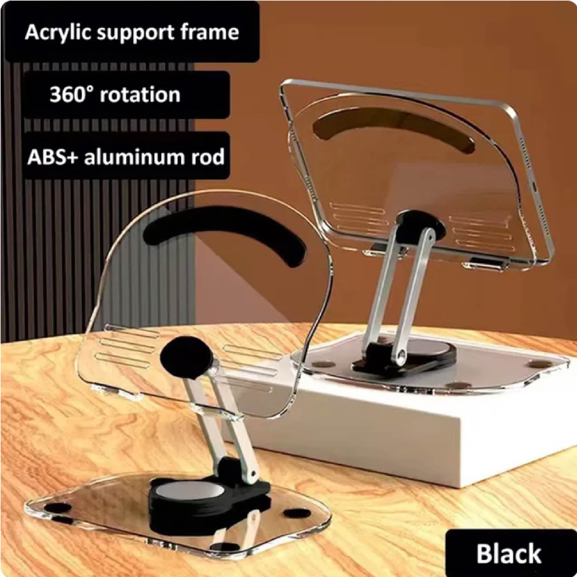 Soporte Giratorio Tablet Celular Acrilic