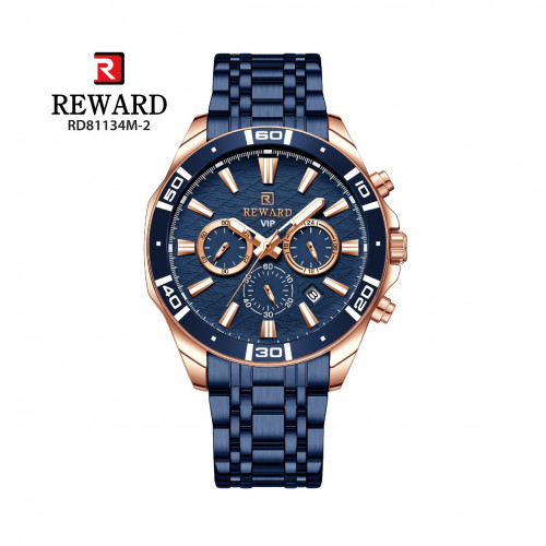 RD81134M RELOJ REWARD METAL CRONOGRAFO