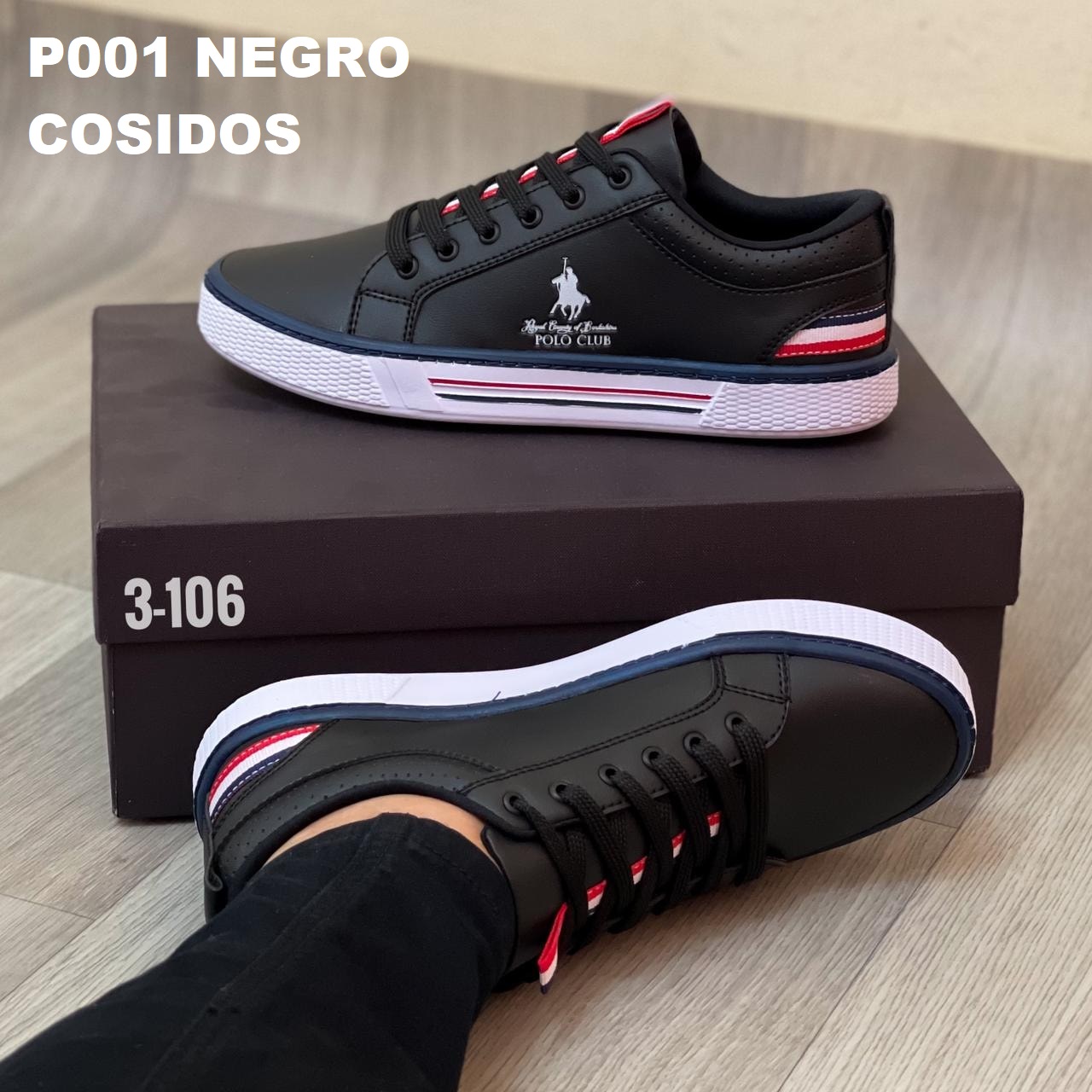 ZAPATO CABALLERO POLO P001