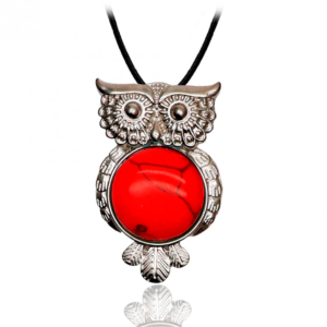 Collar Buho Cuarzo Jaspe Sabiduria